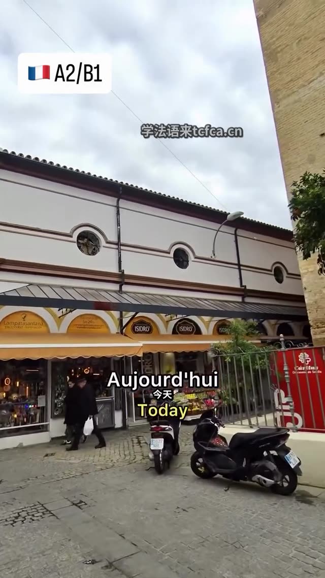 沉浸式法语逛当地菜市场 视频封面